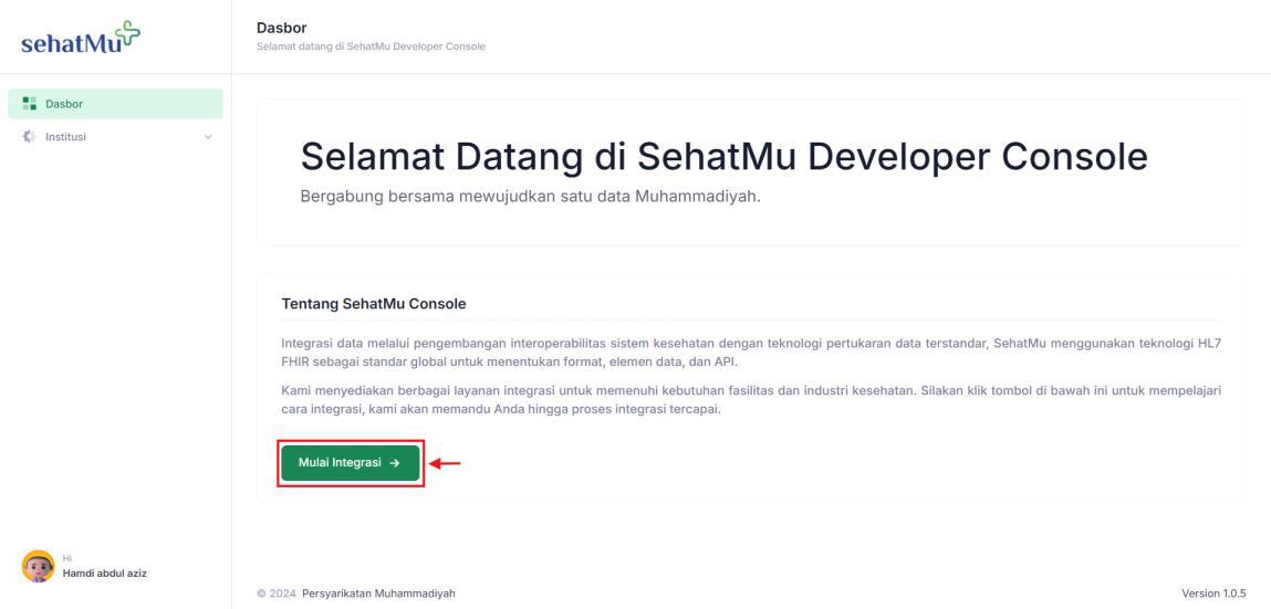 Mulai Integrasi